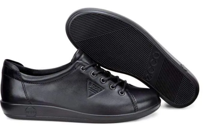 Ecco Women's Soft 2 Sneakers- Black